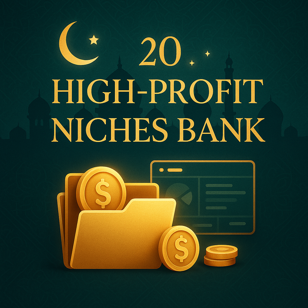 20 HALAL High-Profit Niches • Done-For-You Pain Bank